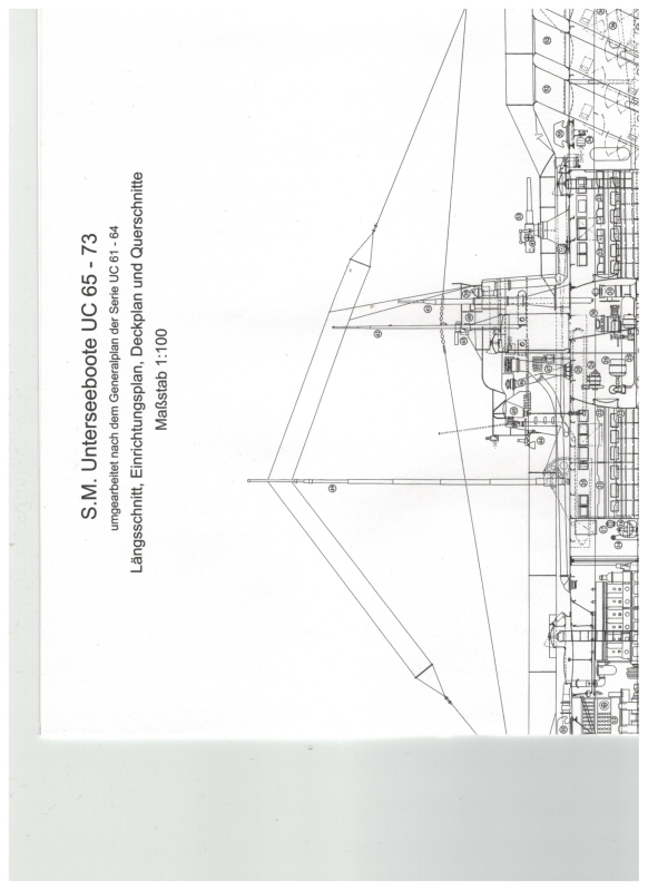 Peter Günter Huff; S.M. U-Kreuzer "U 139" Baupläne 1:75 und Zugaben (1 St.)